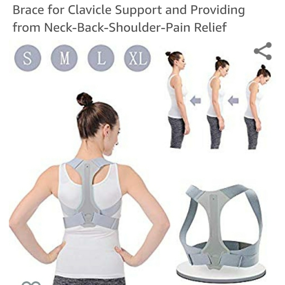 Posture corrector for neck and shoulder pain
